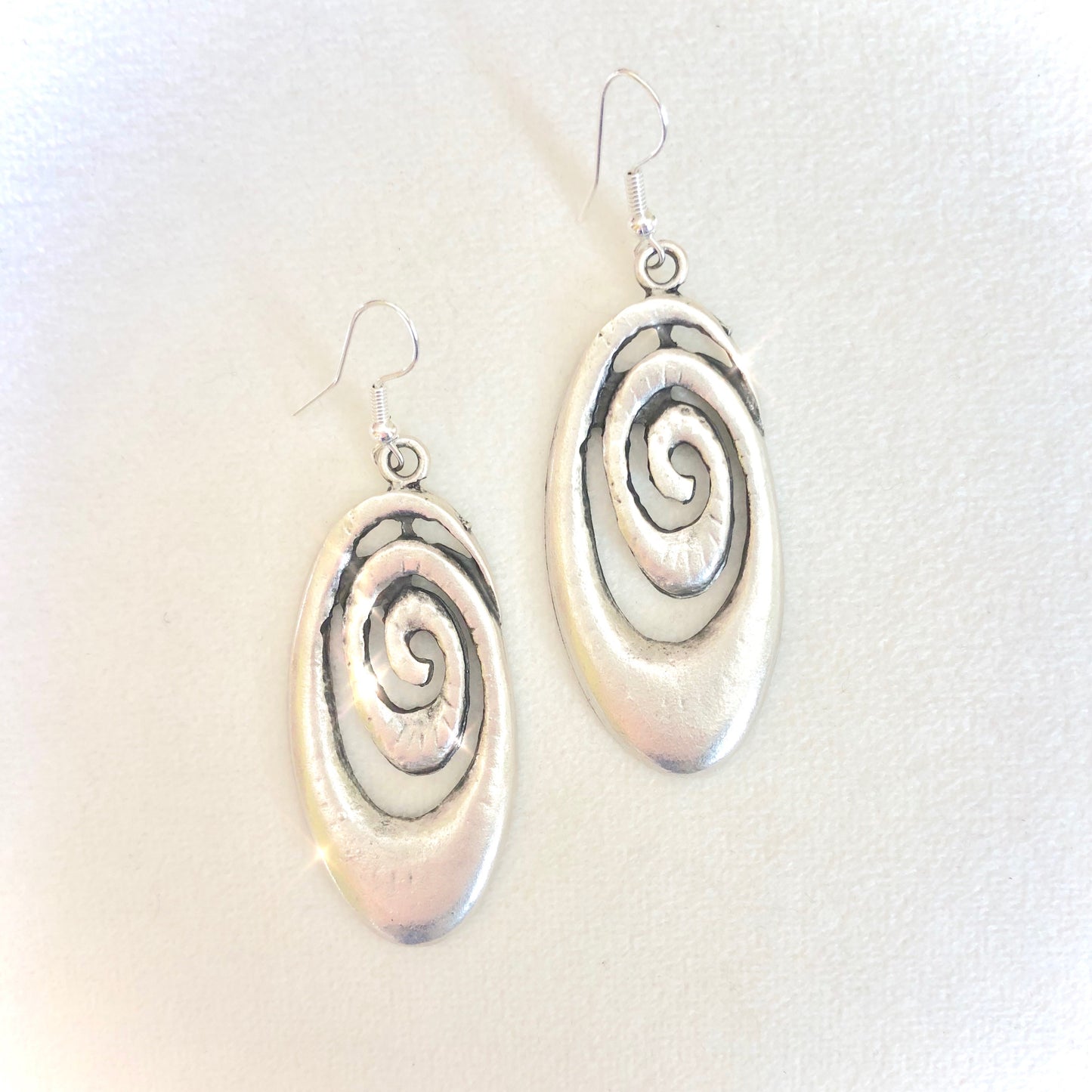 Expansion Earrings in Silver