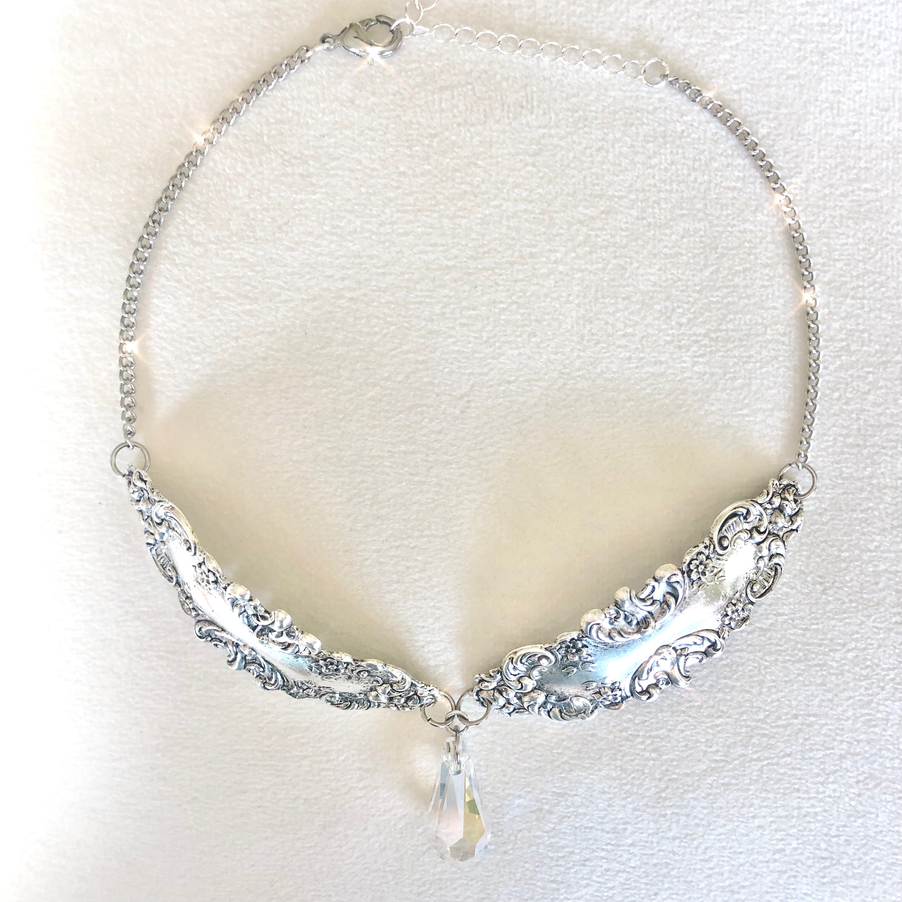 Mirrors Choker in Silver
