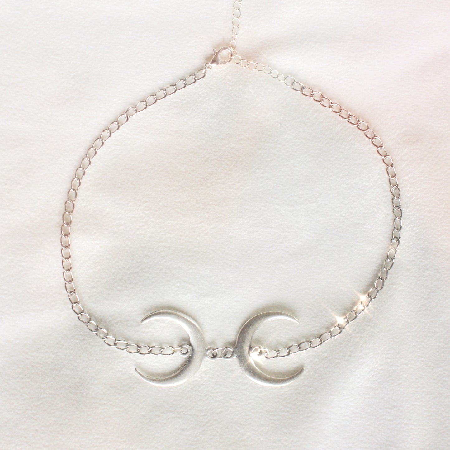 Duality Choker in Silver