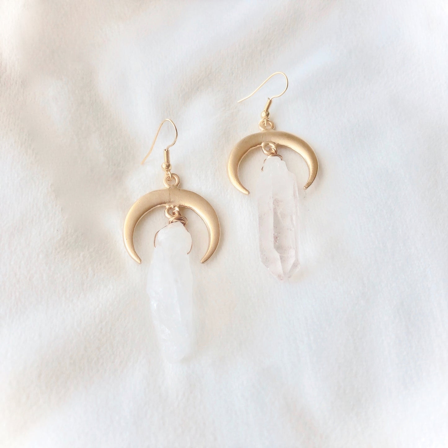 Duality Earrings in Gold