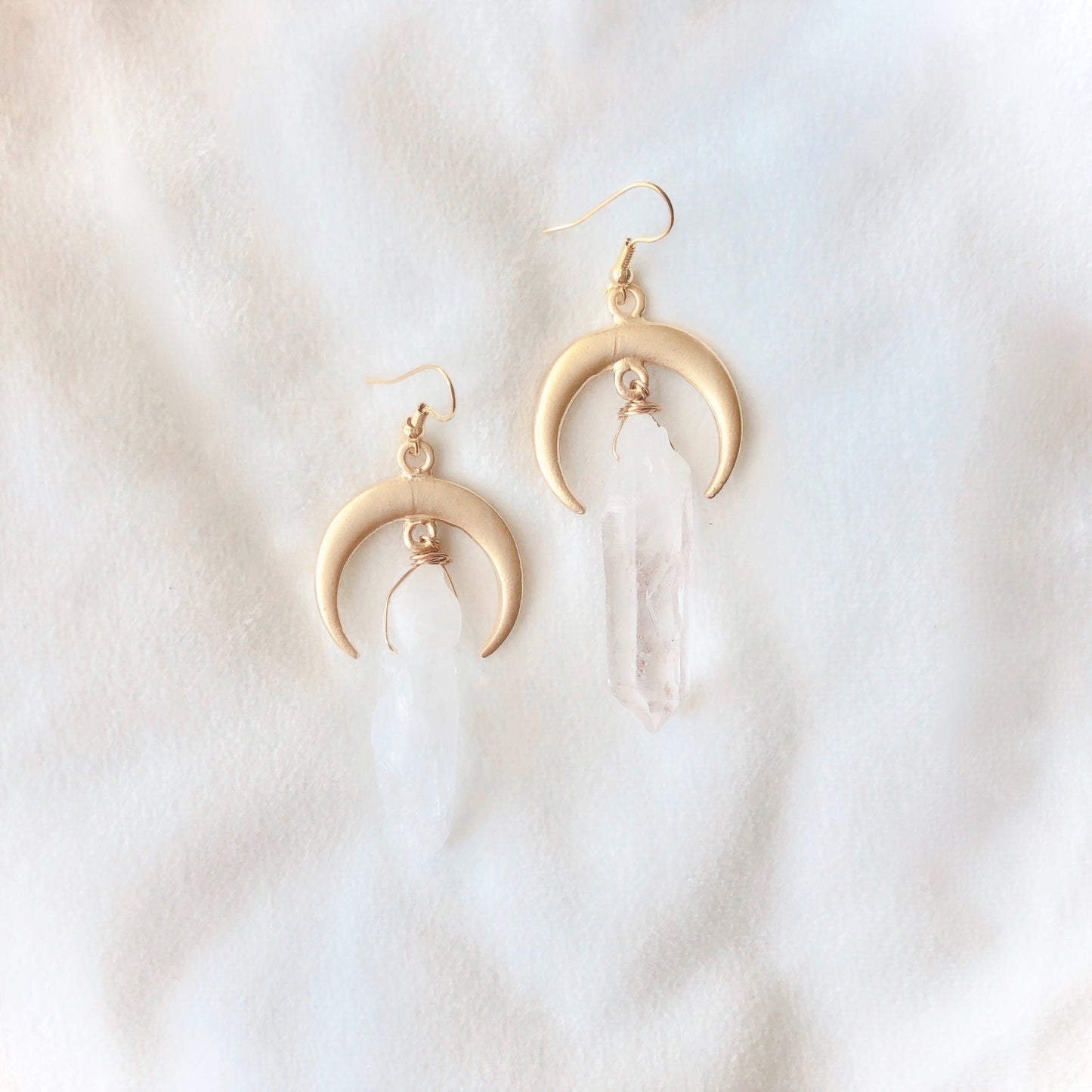 Duality Earrings in Gold