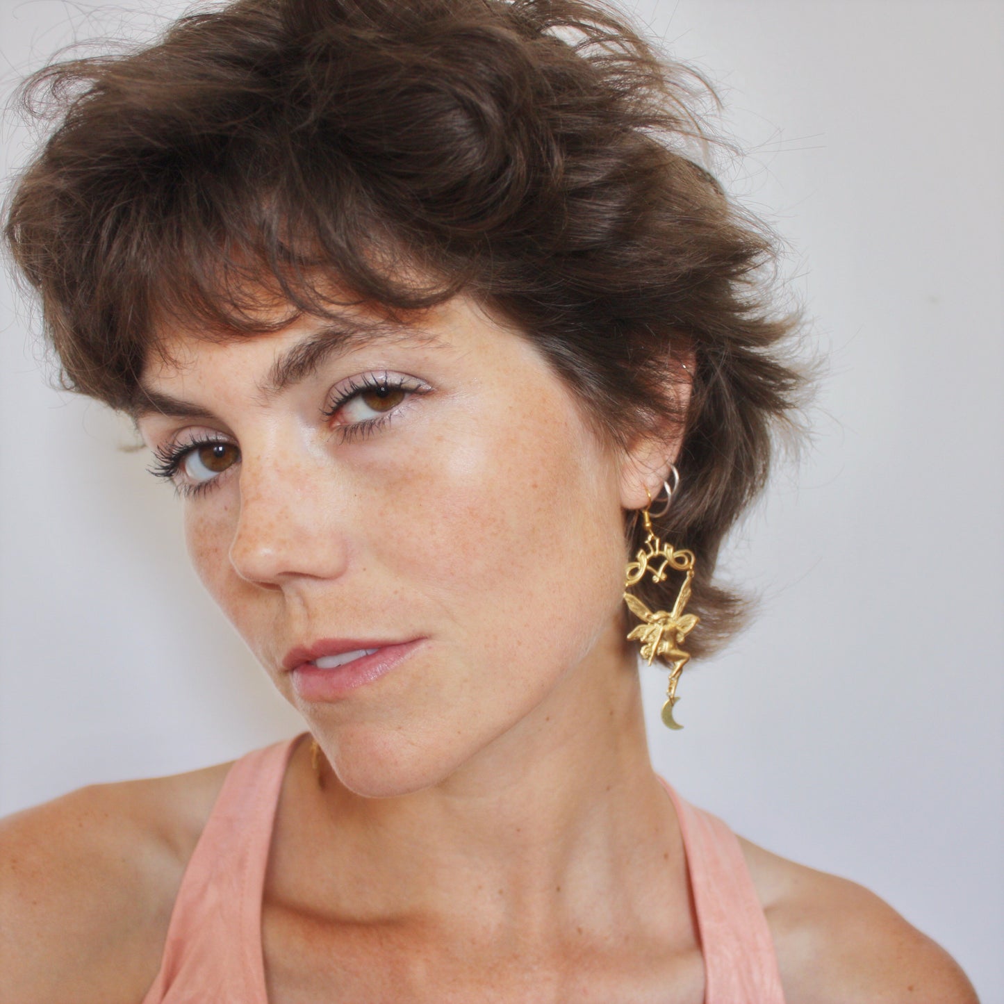 New Beginnings Earrings in Brass