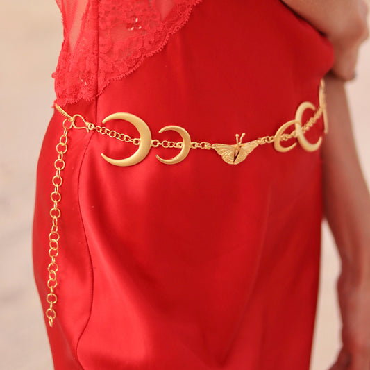 Out of the Woods Belt in Gold