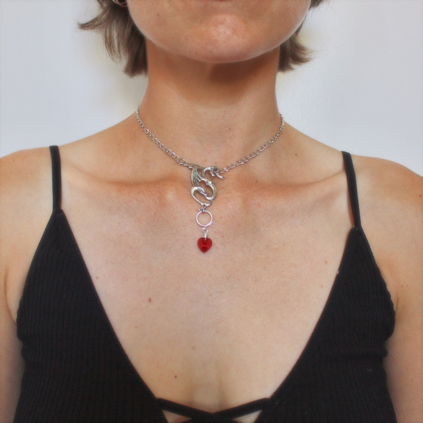 The Otherworldly Necklace in Crystal Heart