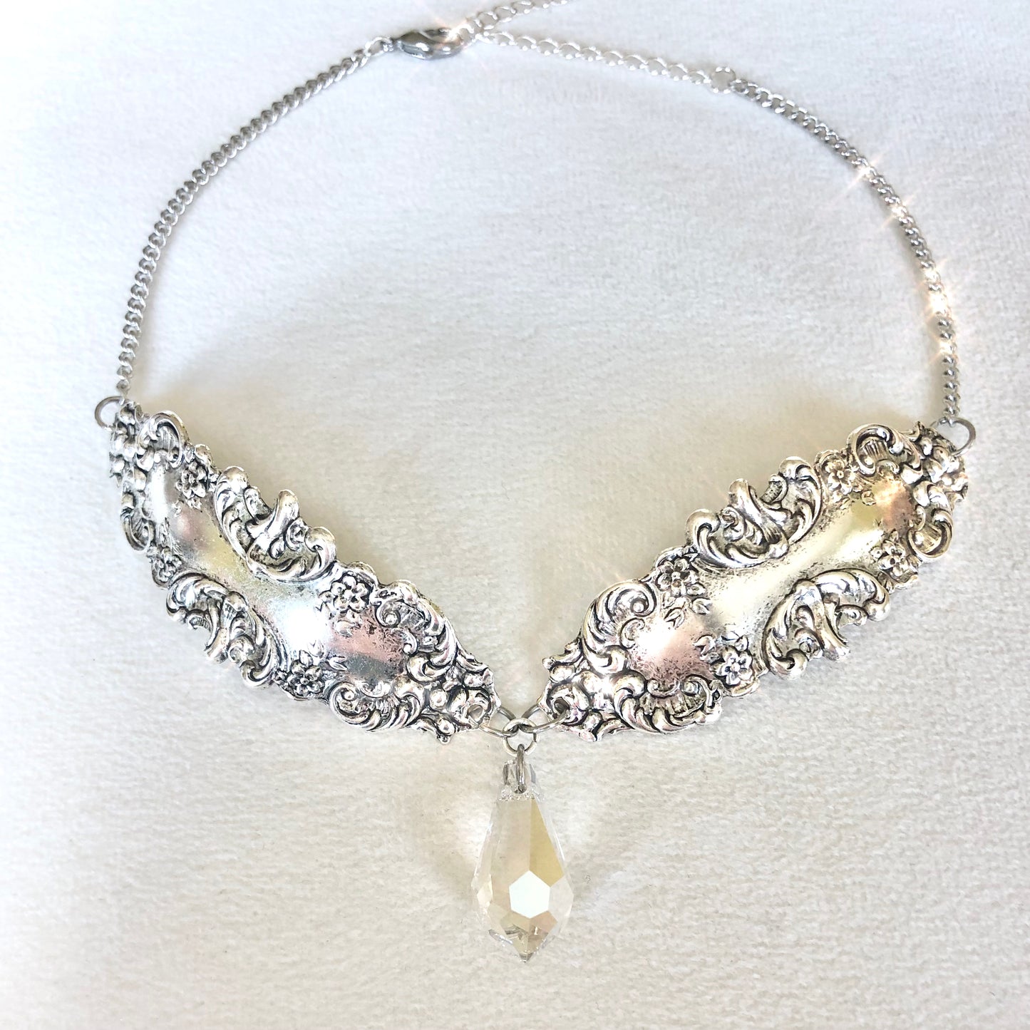 Mirrors Choker in Silver