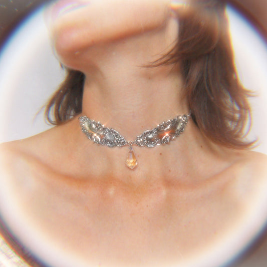 Mirrors Choker in Silver