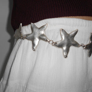 Sea of Stars Belt in Silver