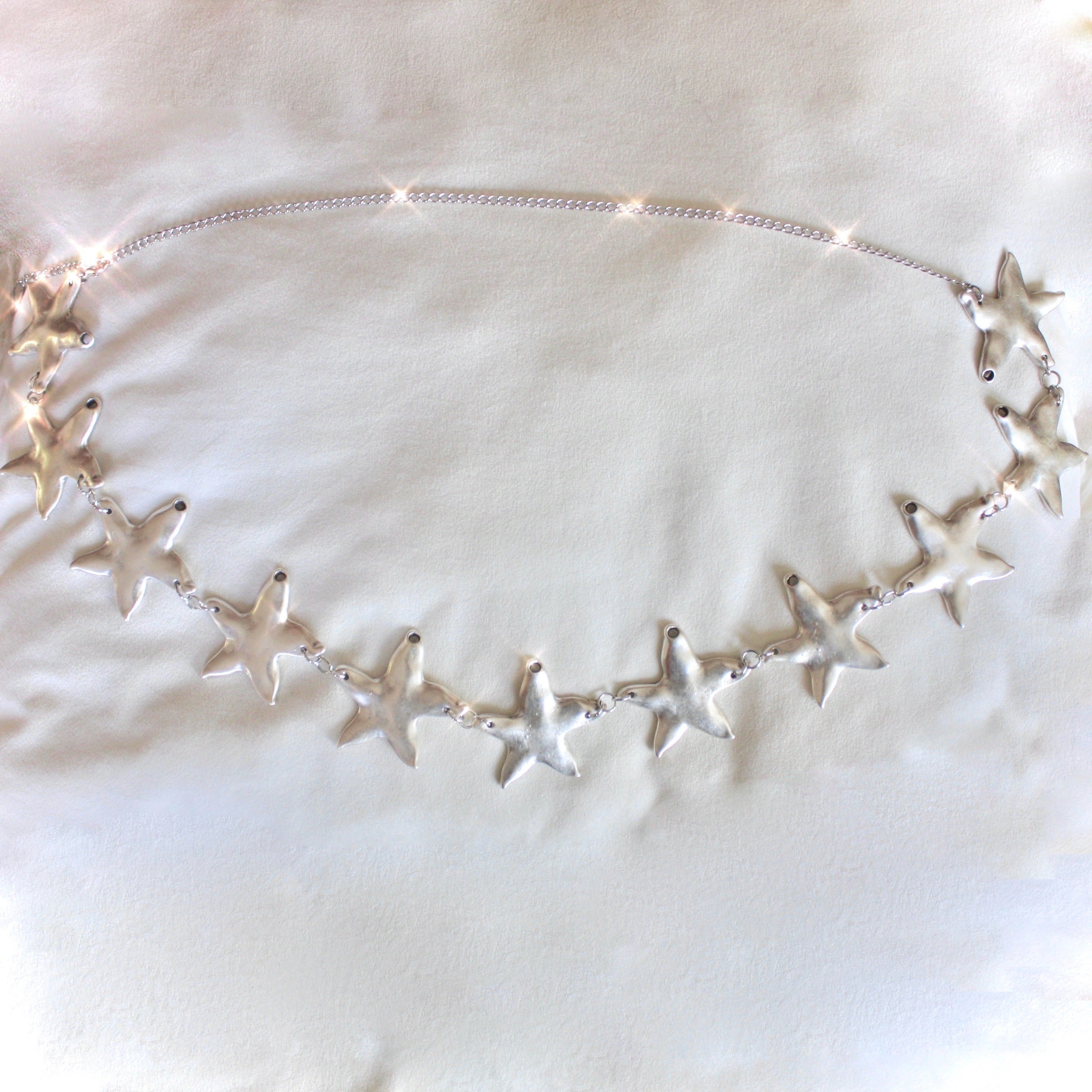 Sea of Stars Belt in Silver