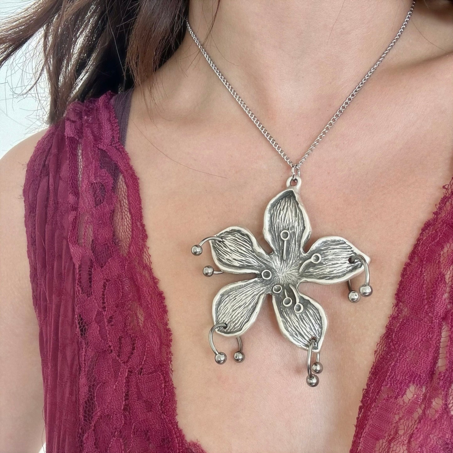 Strong Choker in Silver (XL)