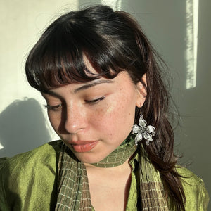 Strong Earrings in Silver