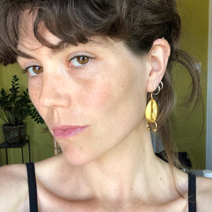 Swept Up Earrings in Gold