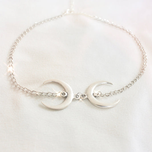 Duality Choker in Silver