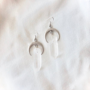 Duality Earrings in Silver