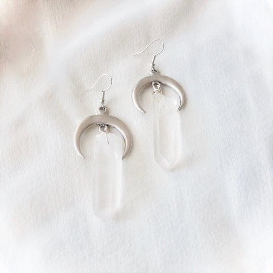 Duality Earrings in Silver