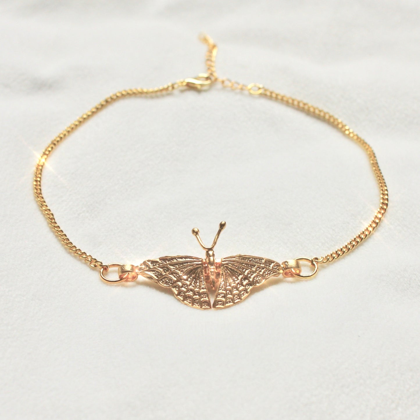 Happiness is a Butterfly Choker in Gold