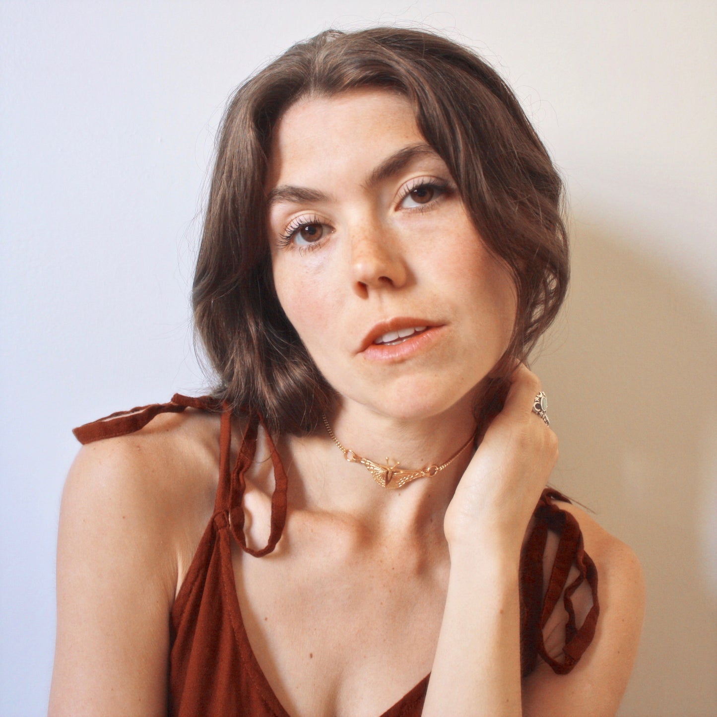 Happiness is a Butterfly Choker in Gold