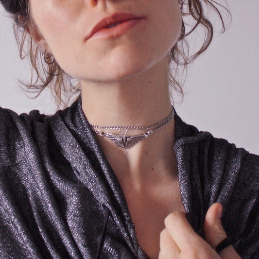 I've Already Said Goodbye to all the Different Types of Women I Used to Be Choker in Silver