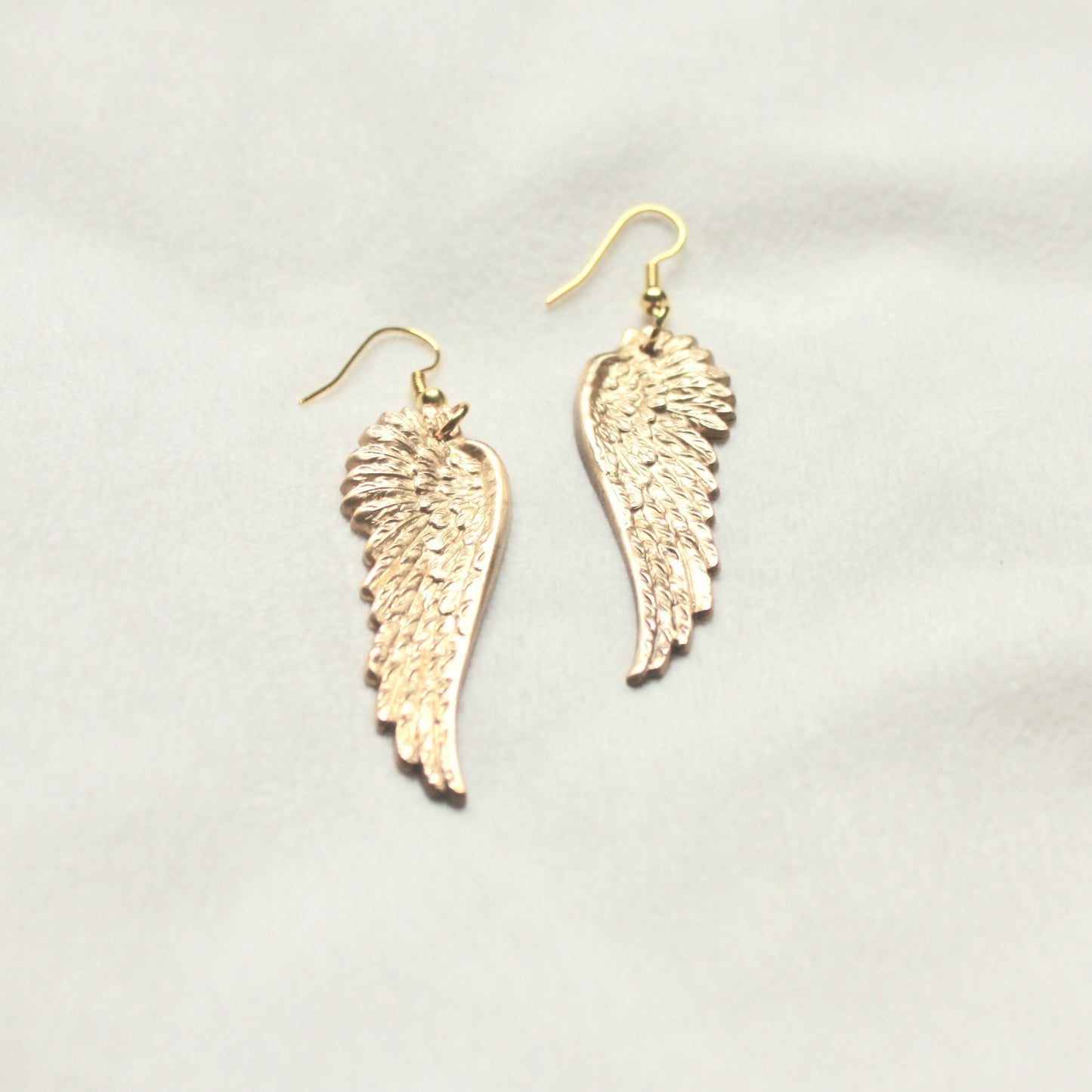 When it Lands Earrings in Polished Brass