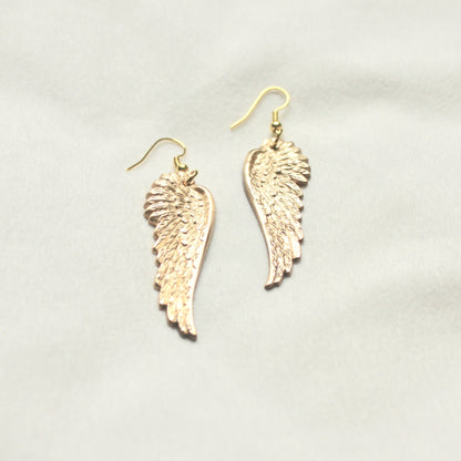 When it Lands Earrings in Polished Brass