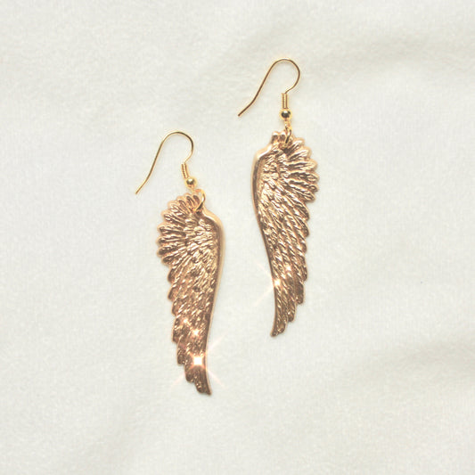 When it Lands Earrings in Polished Brass