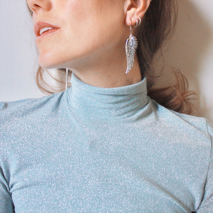 When it Lands Earrings in Silver