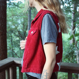You're Glowing Vest in Red  - Size M